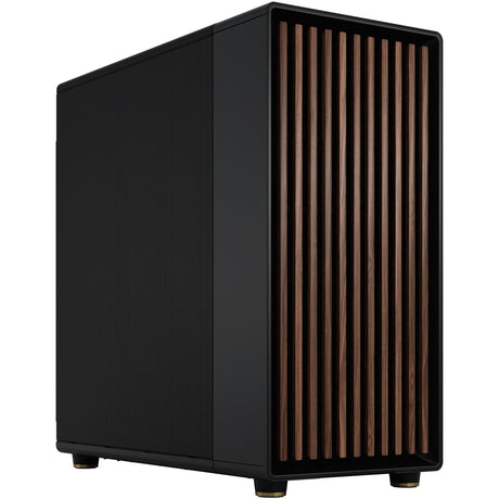 Fractal Design North XL Midi-Tower-Gehäuse (schwarze Holzfarbe | 2x USB-A | 1x USB-C)