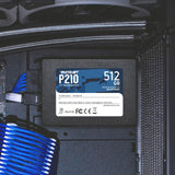Patriot p210, 512 GB SSD (schwarz, p210s512g25, SATA III)
