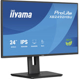 Iiyama Prolite xb2492hsu-b1 24 Monitor (Schwarz (matt), HDMI, Display Port, 2x USB-A, USB-B, 120 Hz)