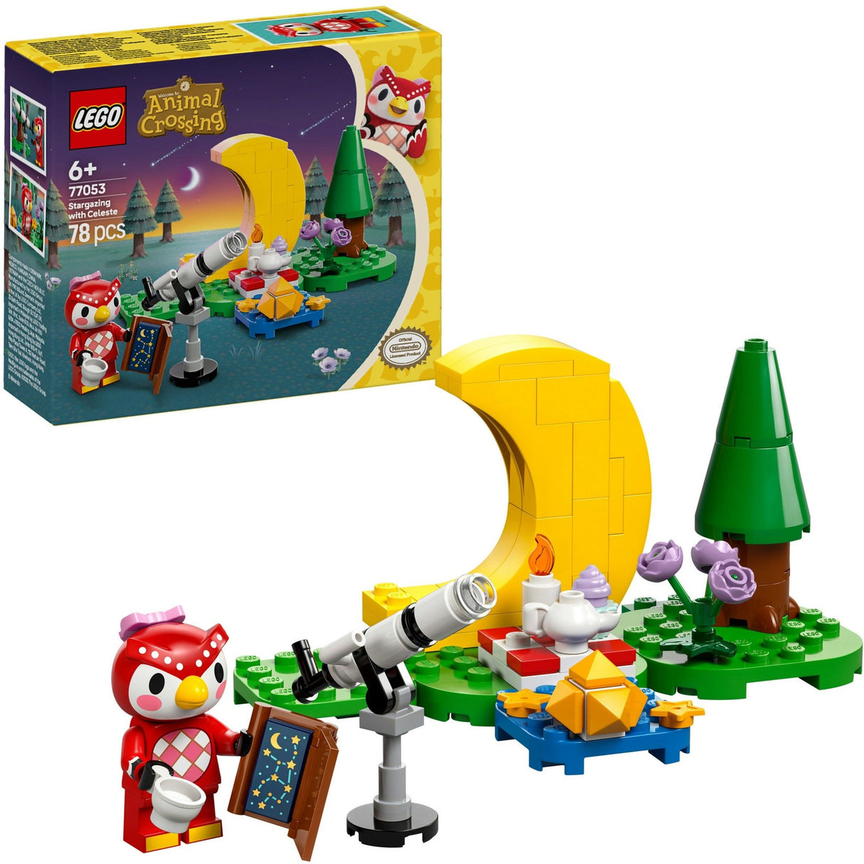 Lego Animal Crossing 77053 Sternenbeobachtung mit Celeste