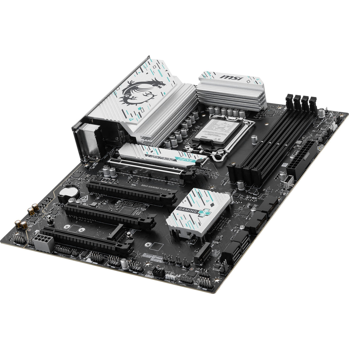 Msi b860 gaming plus wifi socket 1851 moederbord (raid, 5gb-lan, wi-fi 7, bt, sound, atx)
