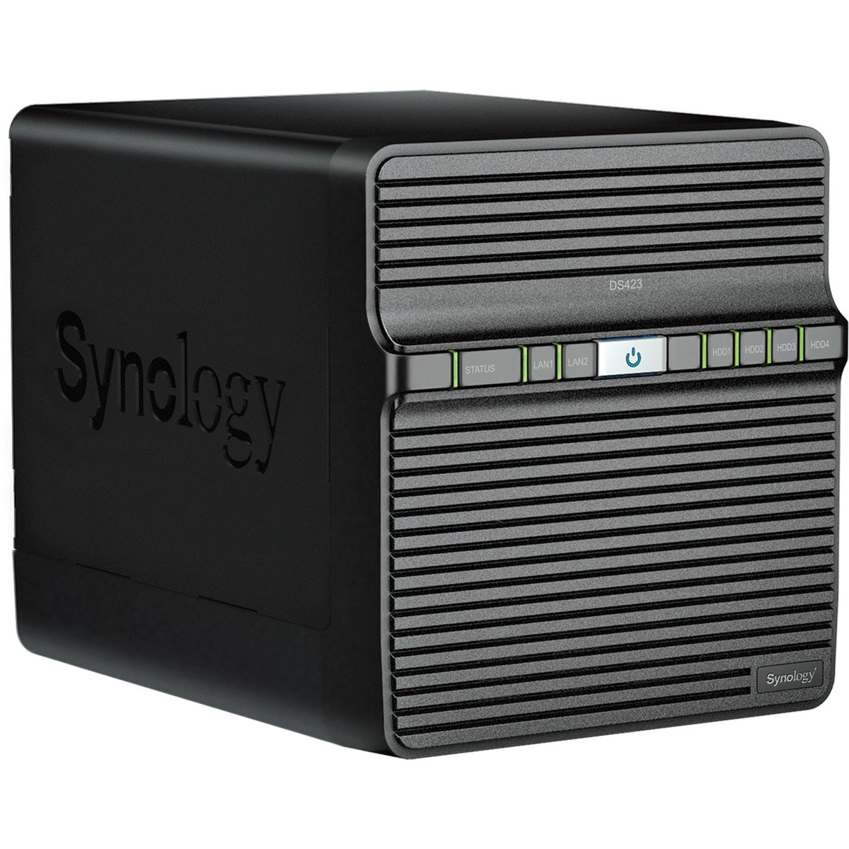 Synology Diskstation DS423 NAS (schwarz, 2x RJ-45, 2x USB-A 3.2 (5 Gbit/s))