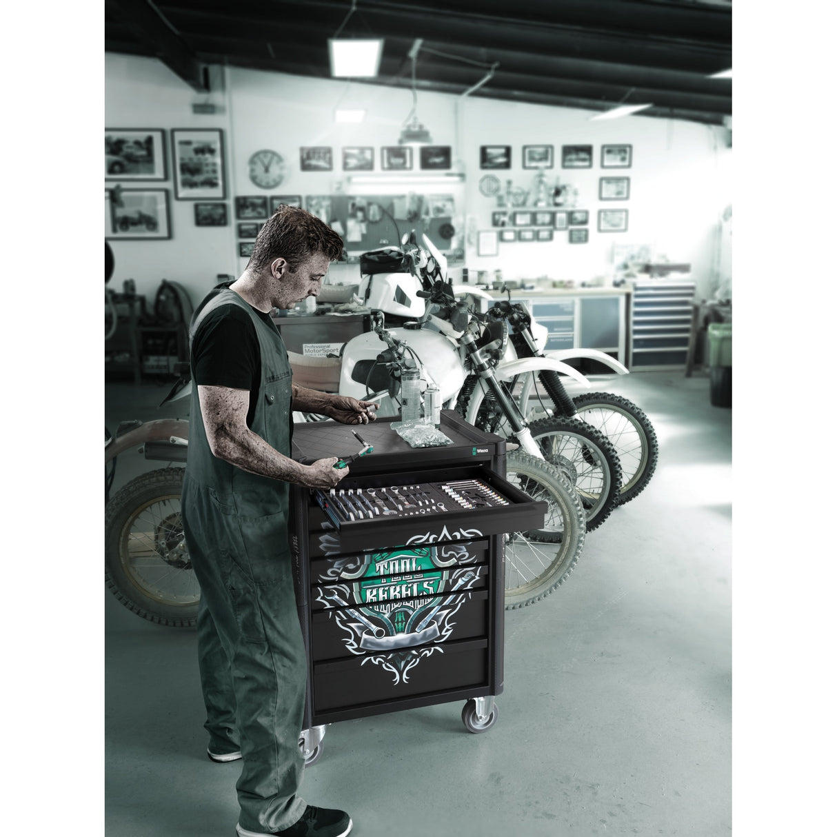 Wera 9700 Tool Rebel Werkstattwagen 1, 94-teilig - 05150130001