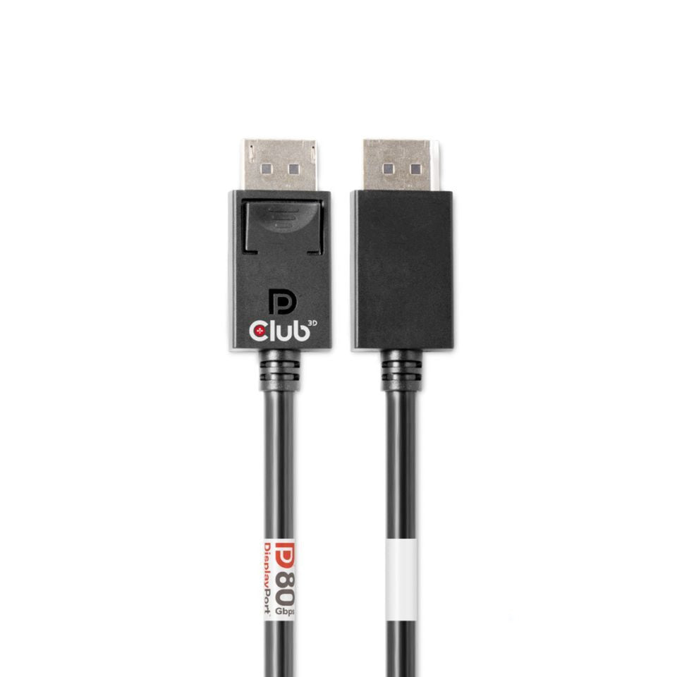 Club 3D DisplayPort 2.1 bidirektional, Vesa DP80-zertifiziert