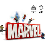 Lego Superhelden 76313 Marvel-Logo und Minifiguren