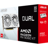 Asus Radeon RX 9060 XT Dual White Edition 16GB Grafikkarte (weiß, RDNA4, GDDR6, 2x Display Port, 1x HDMI 2.1)