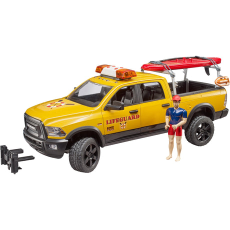 Bruder Dodge Ram 2500 Rettungswagen mit Rettungsschwimmer, Modellfahrzeug (02506)