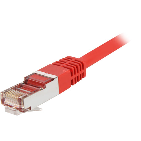Sharkoon Patchkabel RJ45 Cat.5e S FTP 10m (rot)