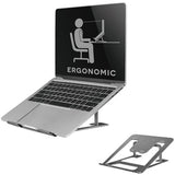Neomounts nsls085grey faltbarer Laptopständer (grau)