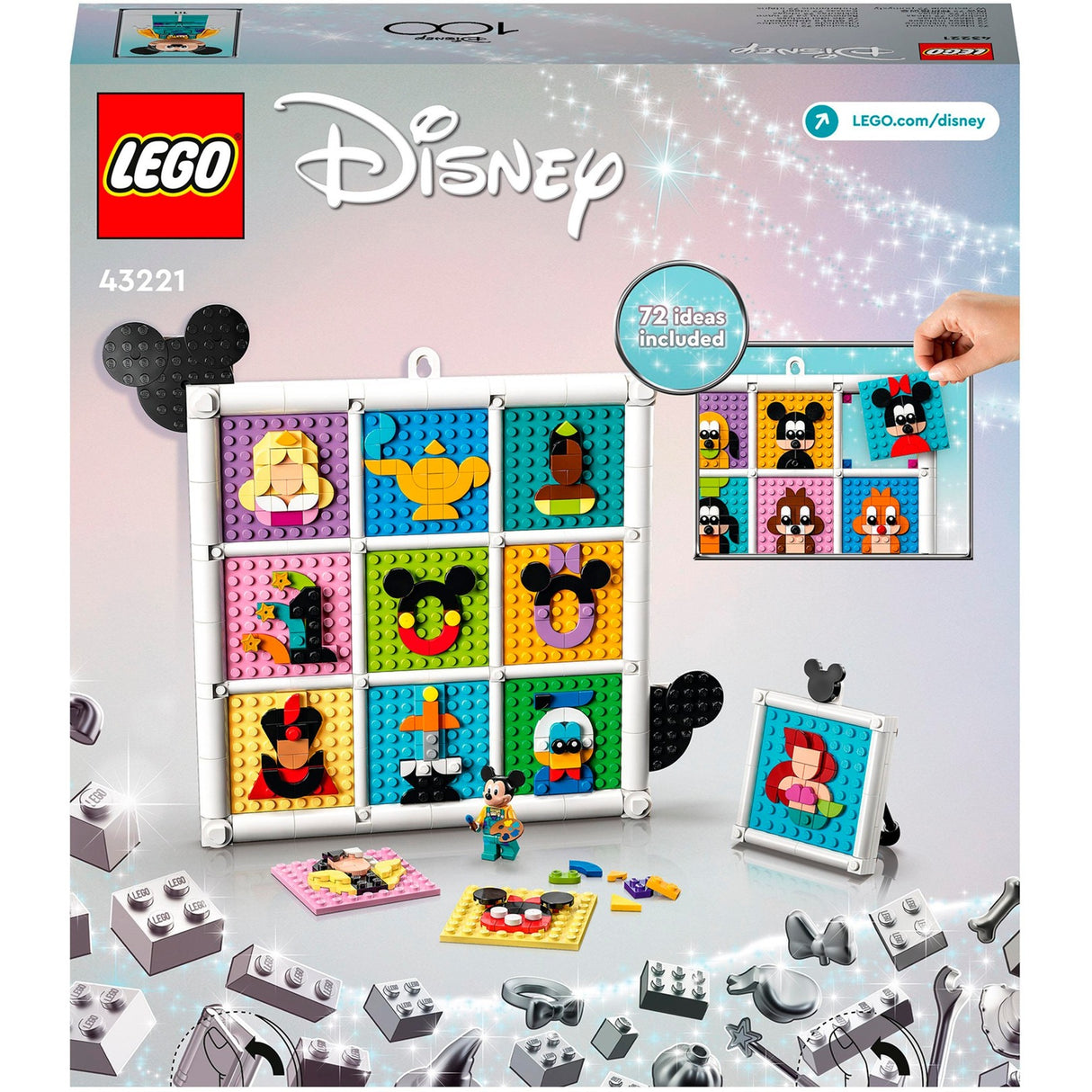 Lego Disney – 100 Jahre Disney-Animationsfiguren, Konstruktionsspielzeug (43221)