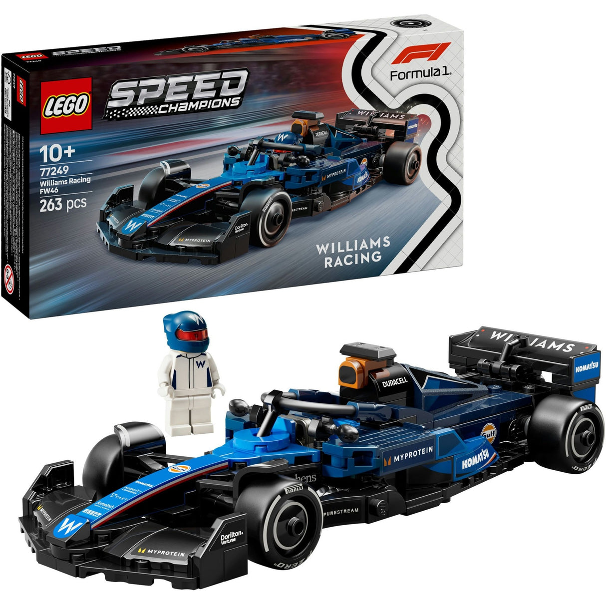 Lego Speed Champions 77249 Williams Racing FW46 F1-Rennwagen
