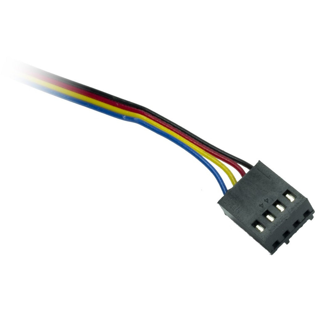 Inter-Tech IPC Lüfterset 80 mm Gehäuselüfter (schwarz, 4 Stück, 80 x 80 x 25 mm, PWM)