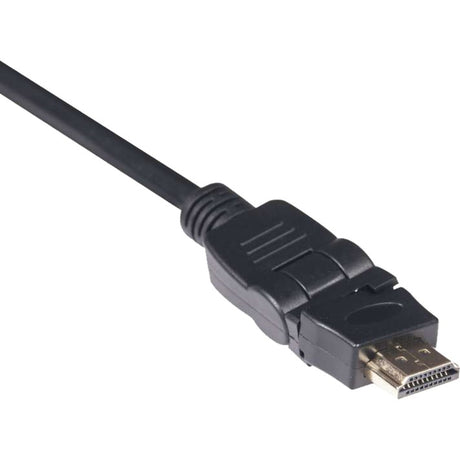 Club 3D HDMI 2.0 360° drehbares Kabel (schwarz, 2 Meter, 4K 60Hz)