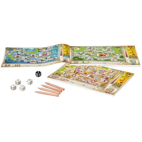 Ravensburger Dungeons, Würfel- und Gefahrenbrettspiel (englisch, 1 – 4 Spieler, 30 – 45 Minuten, ab 12 Jahren)