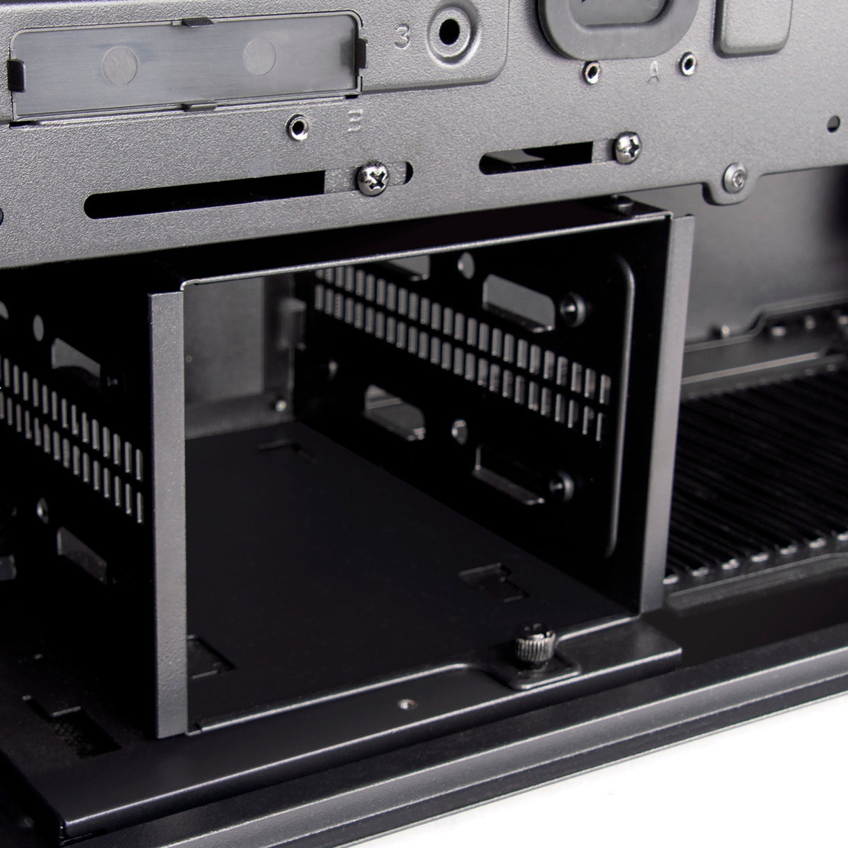 Silverstone sst-sed1-b Midi-Tower-Gehäuse (schwarz | 2x USB-A | 1x USB-C)