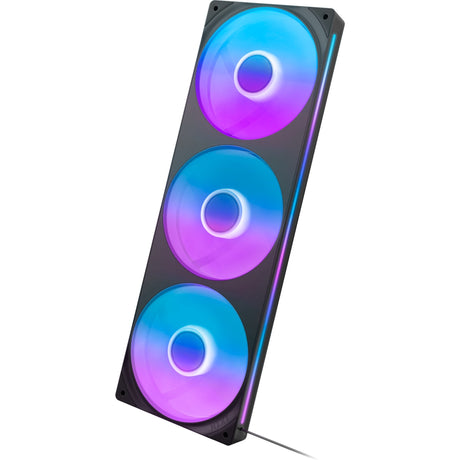 Nzxt f360 RGB Core Gehäuselüfter (schwarz, 3 Stück, 360 x 120 x 26 mm)