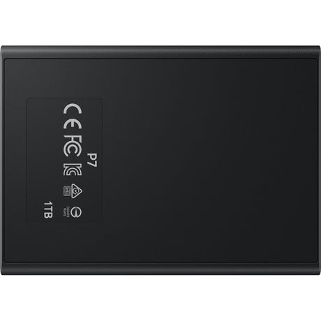Samsung p7 portable 1 tb externe ssd (zwart, mu-pf1t0g ww, usb4 gen 2x2 (40 gbit s))