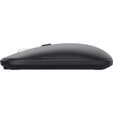 Trust Lyra kabelloses Multi-Device-Tastatur-Maus-Desktop-Set (schwarz, US-Layout (QWERTY), Scherenschalter, 65 %, 800–1.600 dpi, 2,4 GHz USB, Bluetooth)