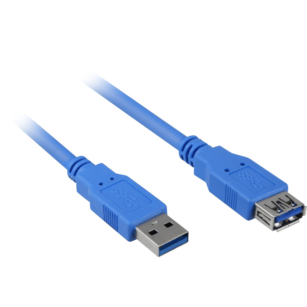 Sharkoon USB 3.0 Verlängerungskabel (blau, 1 Meter)
