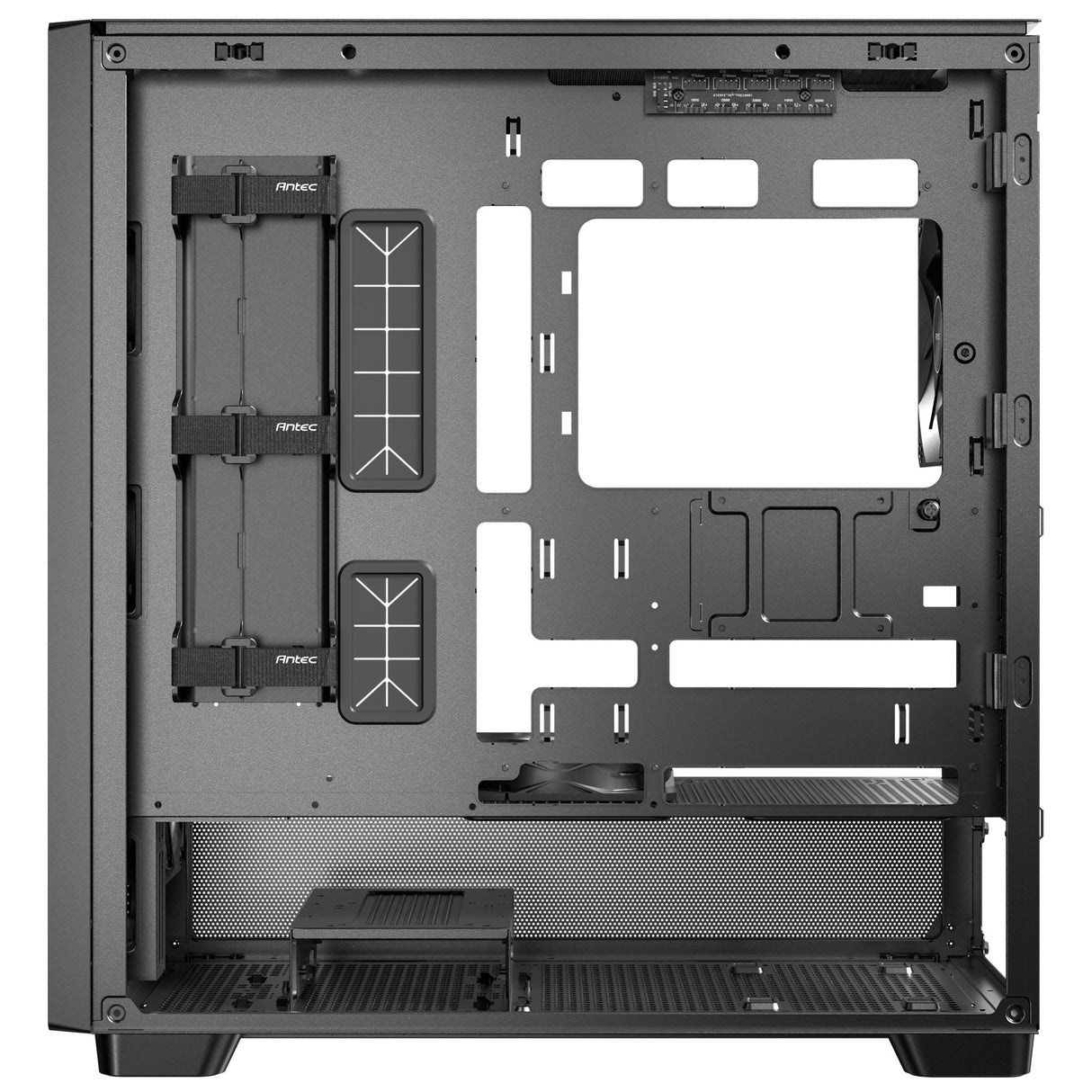 Antec Flux Se Midi-Tower-Gehäuse (schwarz | 2x USB-A | 1x USB-C)