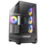 Antec c7 argb Midi-Tower-Gehäuse (schwarz | 2x USB-A | 1x USB-C | gehärtetes Glas)