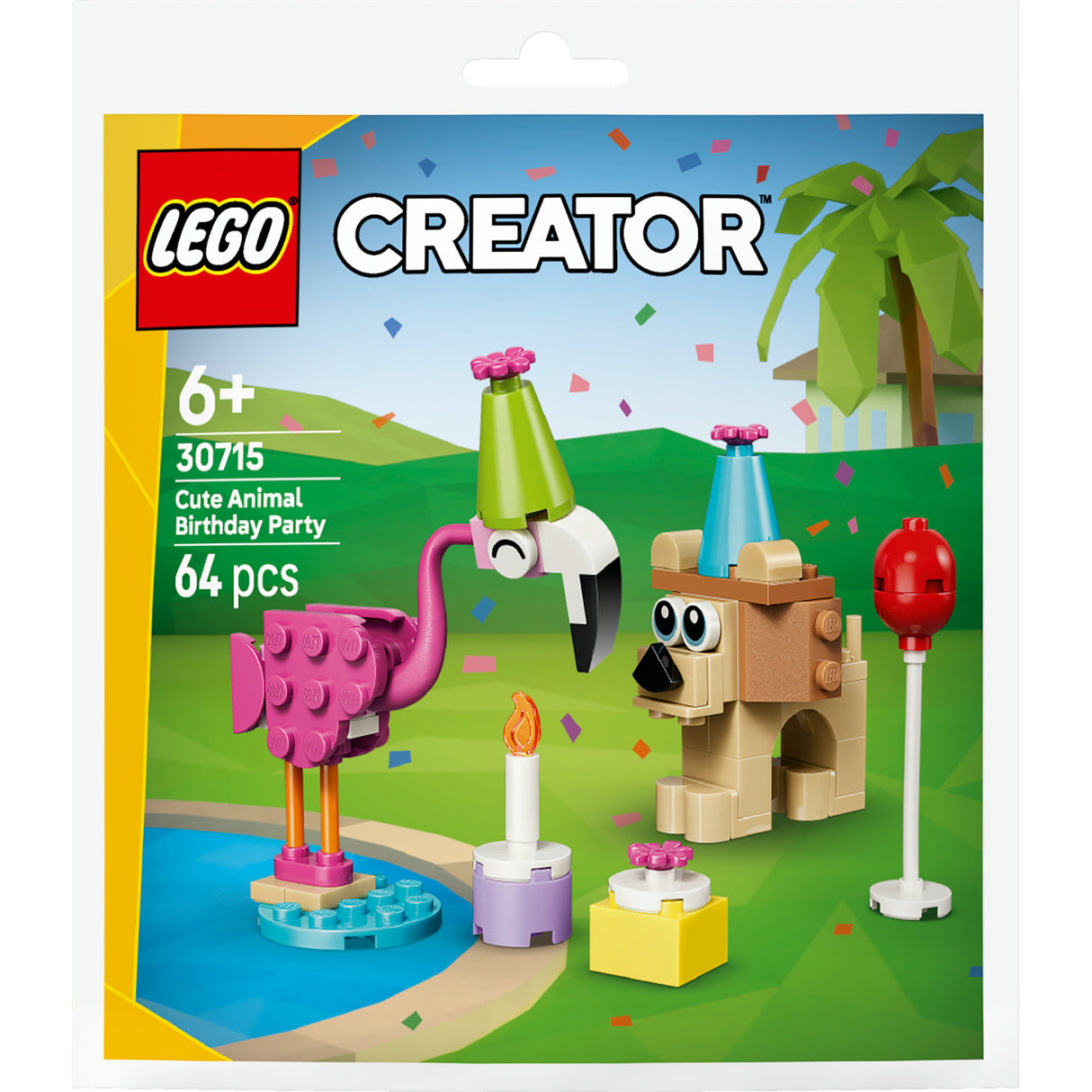 Lego Creator - niedliche Tiergeburtstags-Bauset-Spielzeug (30715)