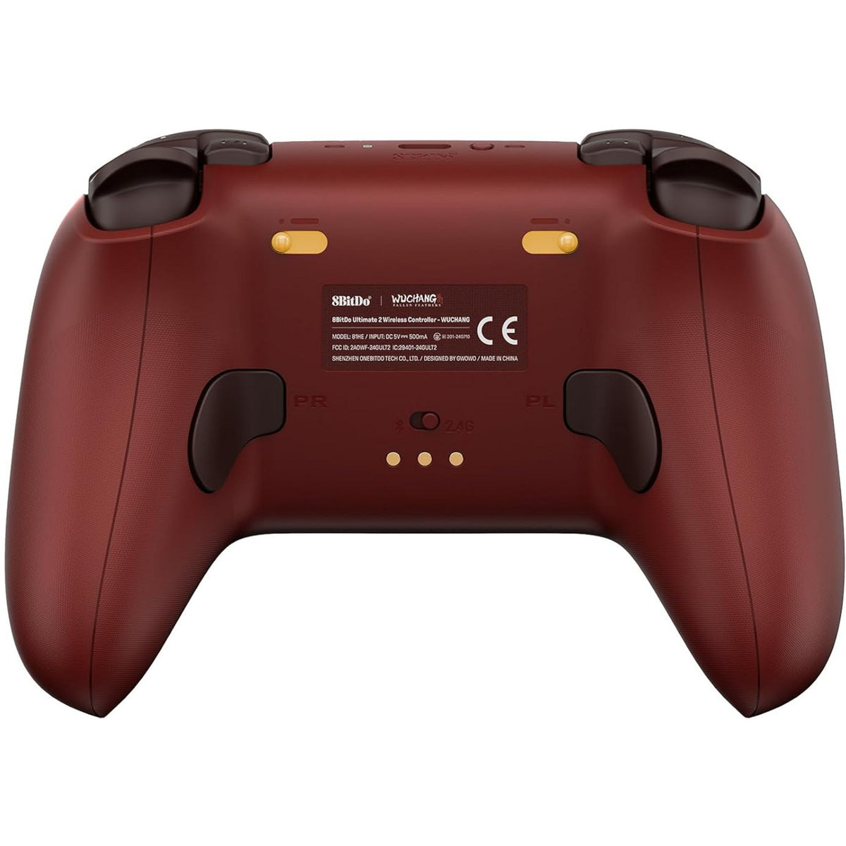 8bitdo Ultimate 2 Wireless Controller – Wuchang: Fallen Feathers (dunkelrot, 2,4 GHz Bluetooth, USB, PC)