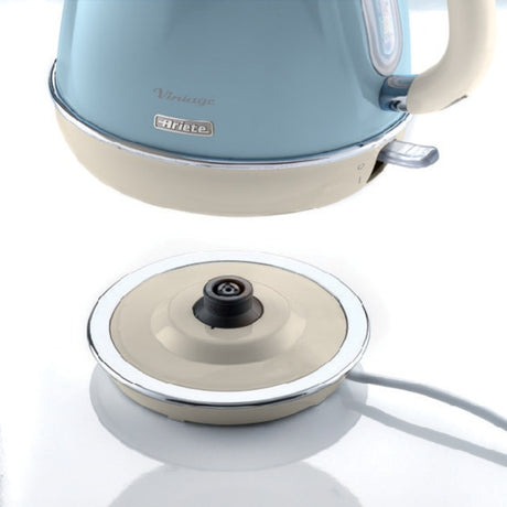 Ariete Vintage Wasserkocher 2869 05 (hellblau, 1,7 Liter)