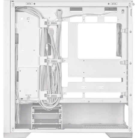 Asus TUF Gaming GT302 ArGB Midi-Tower-Gehäuse (weiß | 2x USB-A | 1x USB-C | RGB | gehärtetes Glas)
