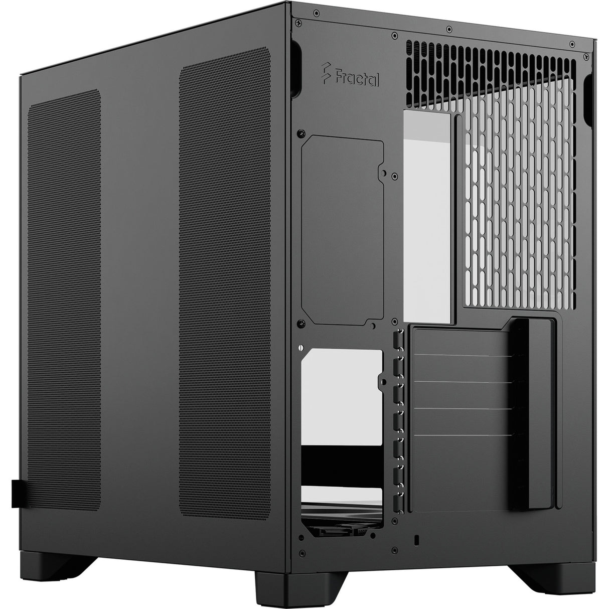 Fractal design pop 2 vision rgb midi tower behuizing (zwart | 1x usb-a | 1x usb-c | rgb | tempered glass)