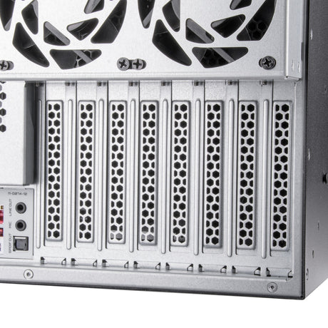 Silverstone RM52 Servergehäuse (schwarz | 2x USB-A | 1x USB-C)