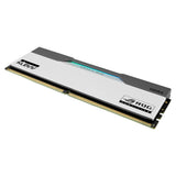 Klevv 32 gb ddr5-6200 (2x 16 gb) kit werkgeheugen (wit zwart, kd5agua80-62b320p, cras v rgb rog, xmp 3.0, expo)