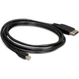 Delock Mini Displayport > Displayport Adapter (schwarz, 1 Meter)
