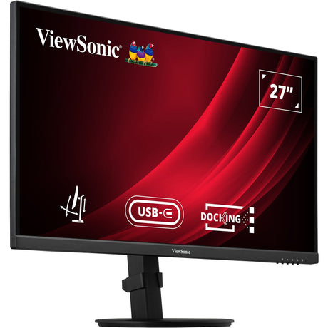Viewsonic VG2709u-2k Docking-Monitor mit zwei Lautsprechern und Daisy Chain 27 (schwarz (matt), 1x HDMI, 1x Display-Port, 1x Display-Port-Ausgang, USB-C, USB-A, 100 Hz)