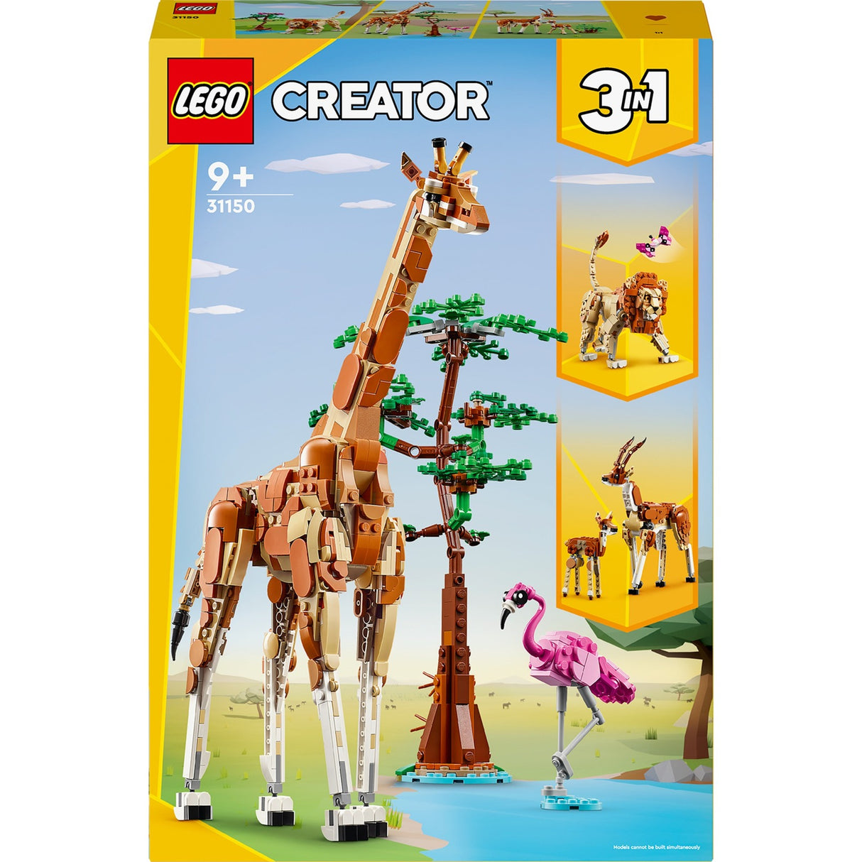 Lego Creator 3in1 Safaritiere – 31150
