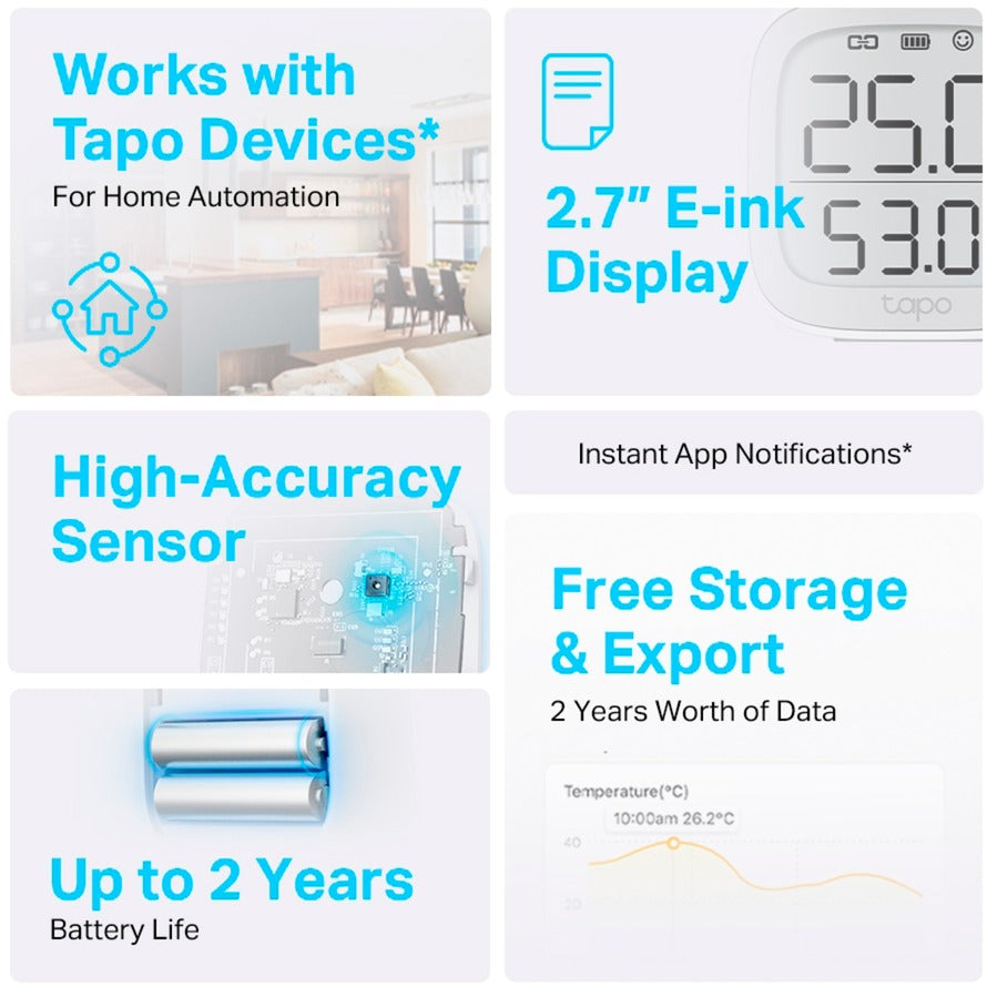 TP-Link Tapo T315 Smart Temperatur und Feuchtigkeitsmonit