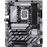 Gigabyte B860 DS3H WiFi 6E Sockel 1851 Mainboard (Silber Schwarz, RAID, 2,5GB-LAN, WiFi 6E, BT, Sound, ATX)