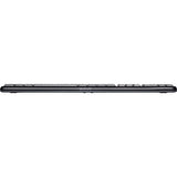 Logitech-Tastatur K120 für Unternehmen (Schwarz, EU-Layout (QWERTY), Gummikuppel, 100 %)