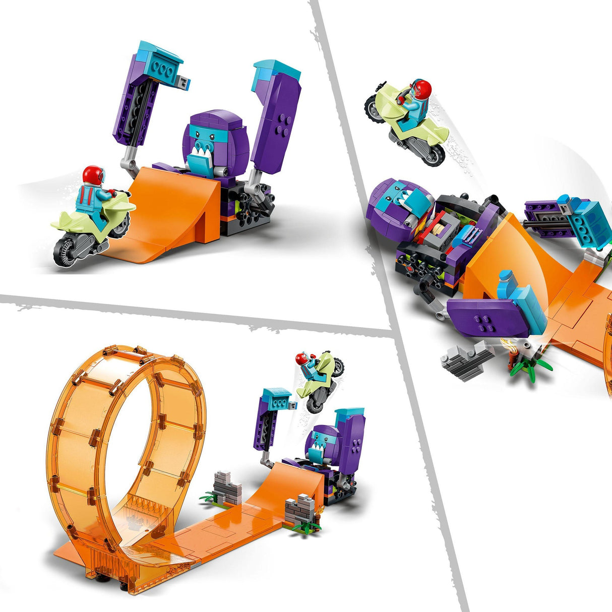 Lego City – Schimpansen-Stunt-Looping-Konstruktionsspielzeug (60338)