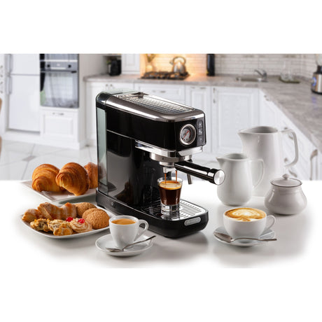 Ariete Moderna Espresso Slim 1381 12 Espressomaschine (schwarz)