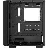 Deepcool cc560 argb v2 Midi-Tower-Gehäuse (schwarz | 2x USB-A | RGB | gehärtetes Glas)