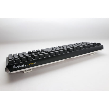 Ducky One 3 klassische mechanische RGB-Tastatur (Schwarz, US-Layout (QWERTY), Cherry MX Speed Silver, 100 %, RGB-LED, Double-Shot-PBT, Hot-Swap-fähig, Quack-Mechanik)