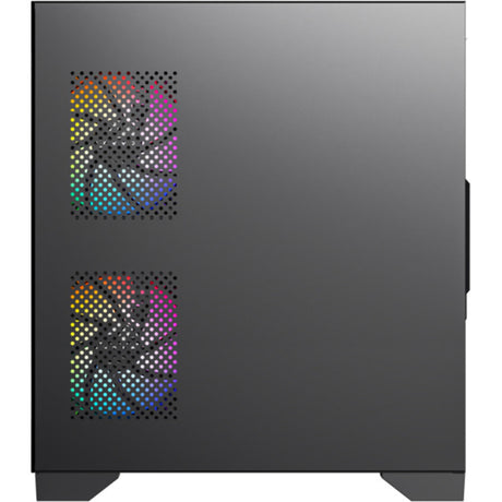 Xyz PC Gear Titanium View Lite Midi-Tower-Gehäuse (schwarz | 2x USB-A | gehärtetes Glas)