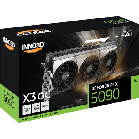 Inno3d n50903-32d7x-17593928 nvidia geforce rtx™ 5090 x3, 32 GB, GDDR7, 512-bit, 1792 GB s, PCIe 5