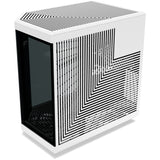 Hyte y70 touch infinite midi tower behuizing (wit zwart | 2x usb-a | 1x usb-c | tempered glass)