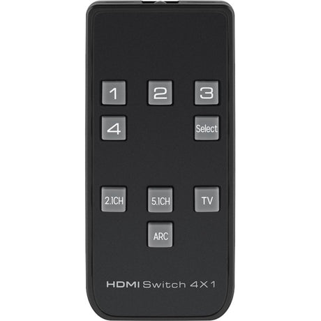 Goobay HDMI-Switch 4-1 Audioausgang 4K KVM-Switch (schwarz)