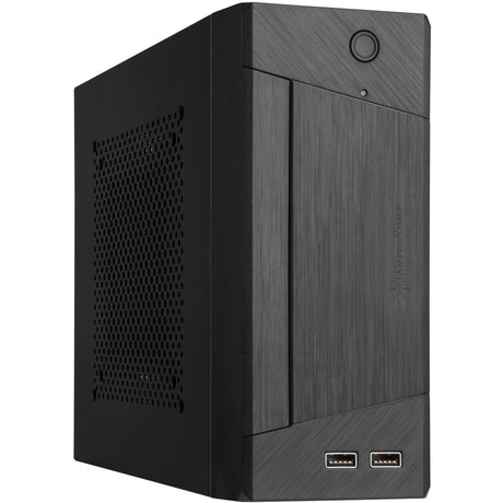 Silverstone sst-ml10b htpc-gehäuse (schwarz | 2x usb-a)