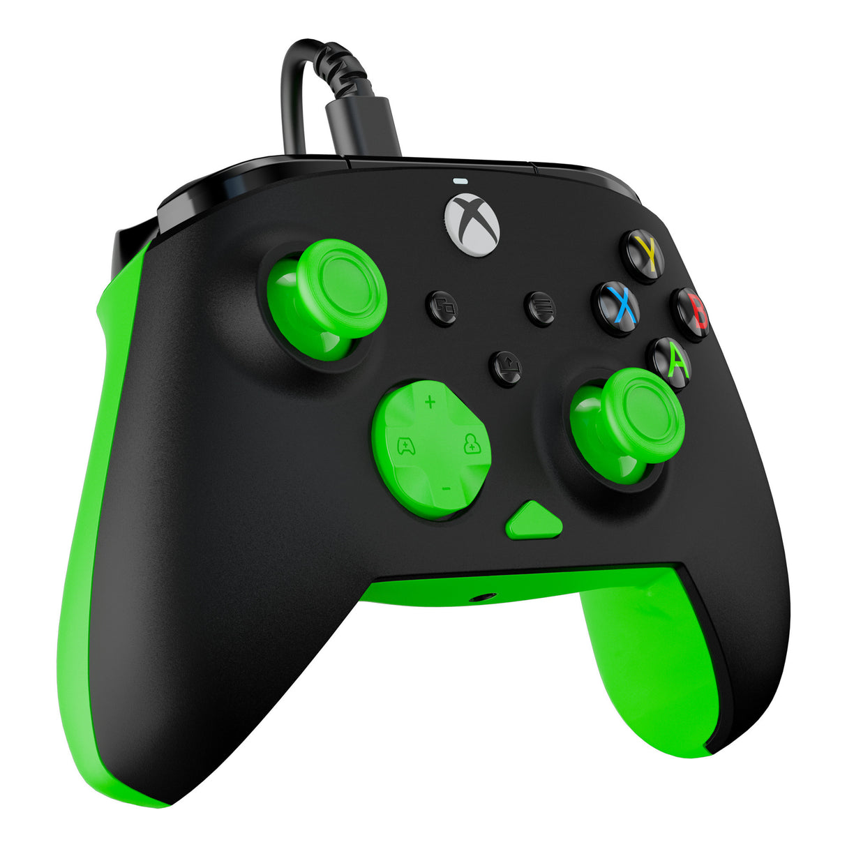 Turtle Beach Rematch Core Wired Controller (Schwarz Grün, Xbox Series X|S, Xbox One, PC)