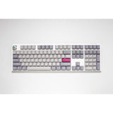 Ducky one 3 mist grey rgb mechanisch toetsenbord (lichtgrijs, us lay-out (qwerty), cherry mx red, 100%, rgb led, double-shot pbt, hot-swappable, quack mechanics)