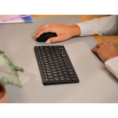 Trust nado ii bluetooth-toetsenbord (zwart, us lay-out (qwerty), scissor switches, 80% (tkl), bluetooth)